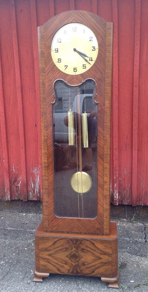 Antique German Grandfather Clock Circa 1930