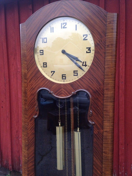 Antique German Grandfather Clock Circa 1930