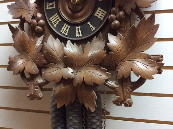 Antique Quail Cuckoo Clock