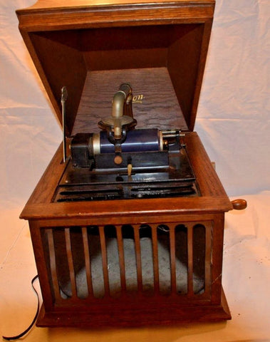 Rare Antique Original Edison Amberola Model X Cylinder Record Player  circa. 1913