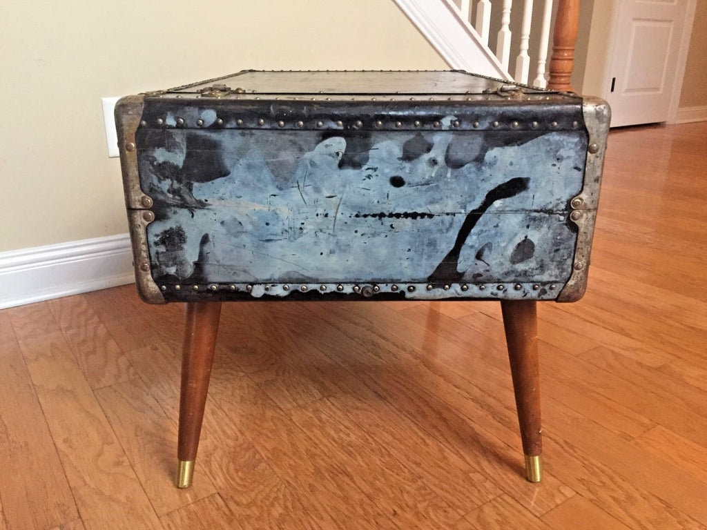steamer trunk coffee table